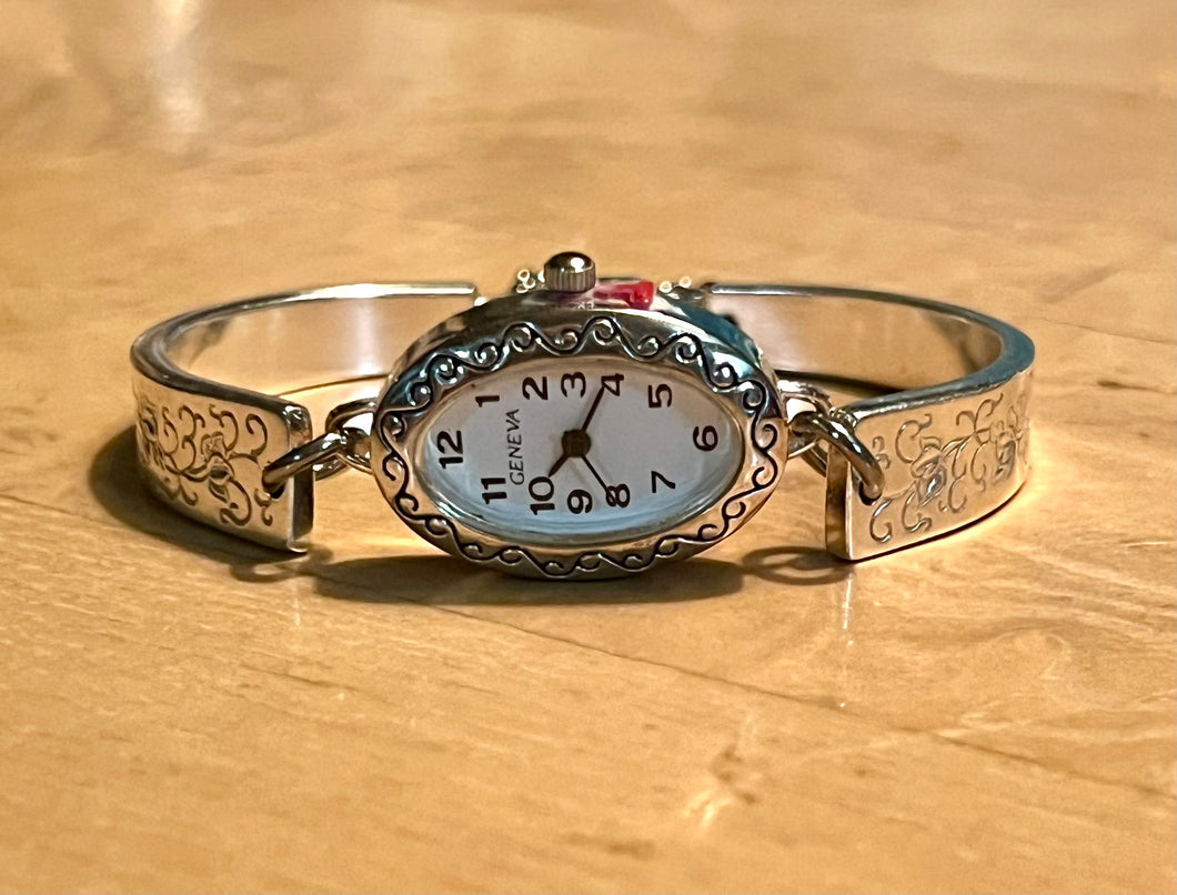 Silver Lace Watch