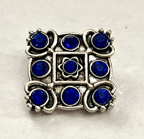 Square Sapphire Crystal Snap #38