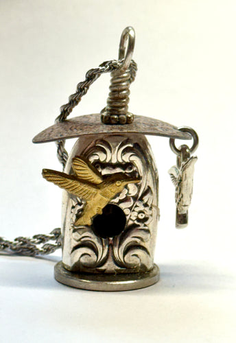 Melody Birdhouse Necklace