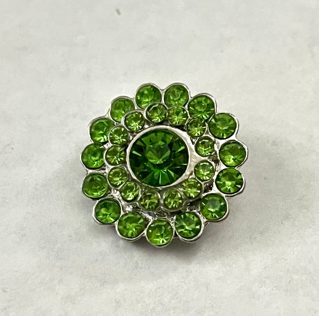 Peridot Round Crystal Snap #41