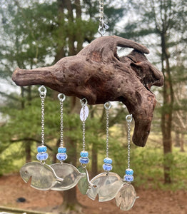 Spoon Fish and Driftwood Wind Chime #13