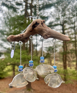 Spoon Fish & Driftwood Wind Chime #15