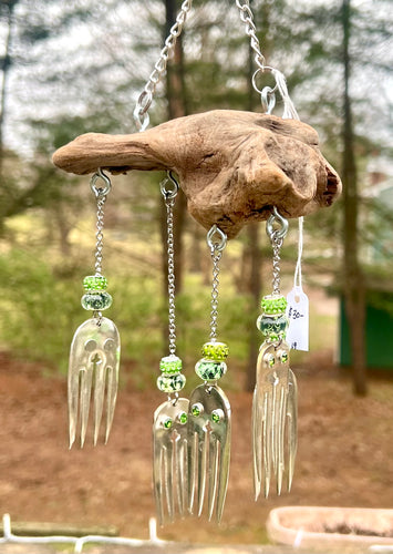 Fork “Jellies” and Driftwood Wind Chime #19