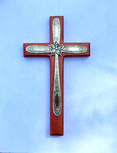 Mildred Terra Cotta Sparkly Cross #29