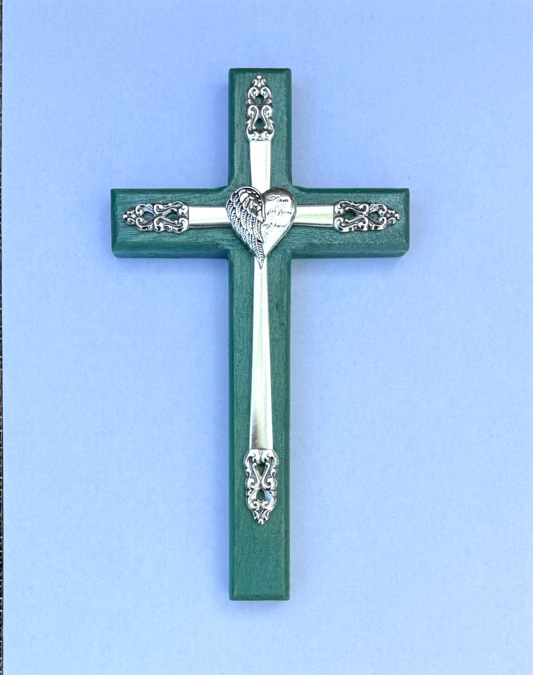 King Fredrick Green Sparkly Cross #25
