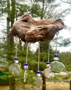 Spoon Fish &Driftwood Wind Chime #14
