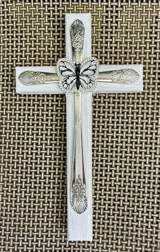 “Silver Mist-Marigold” Cross #16
