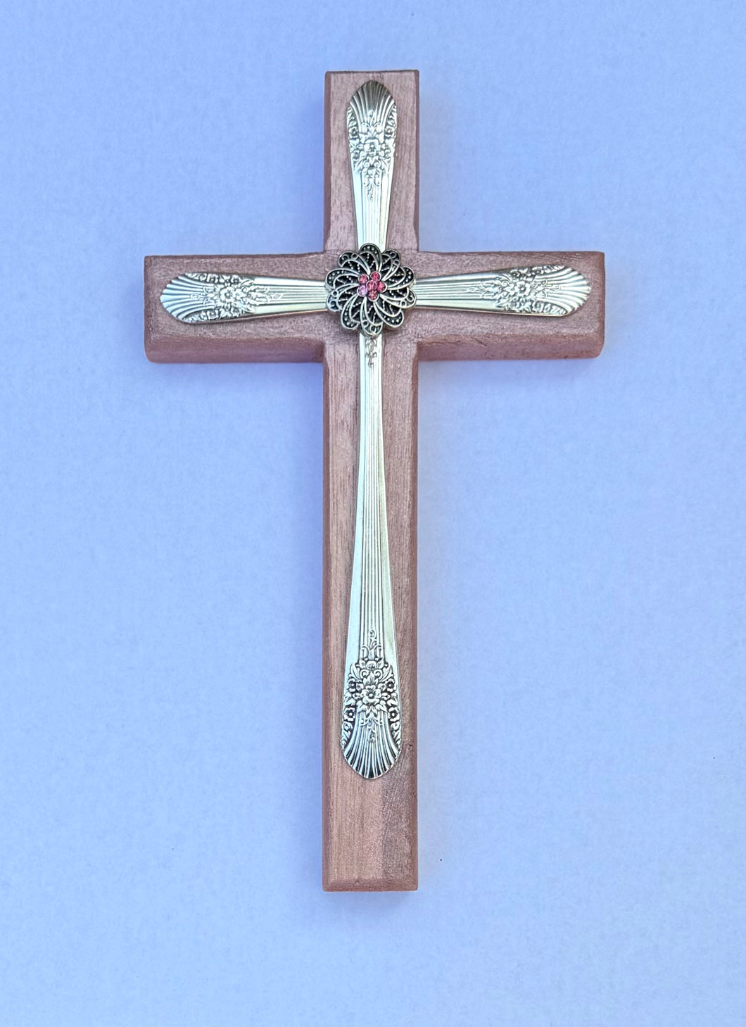 Silver Mist Light Pink Cross #21