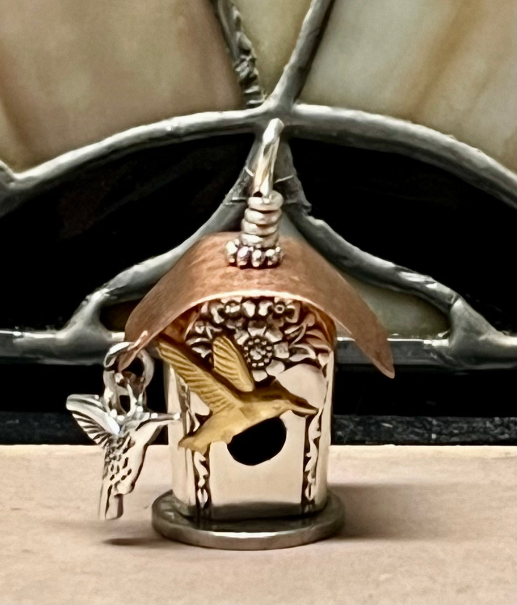 Starlight Birdhouse Necklace
