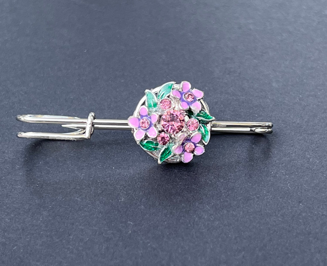 Purple Flower Pin