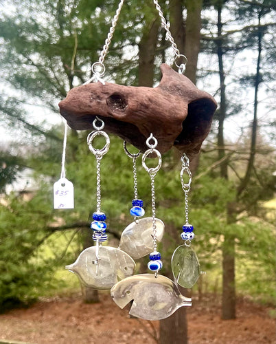Spoon Fish & Driftwood Wind Chime #30