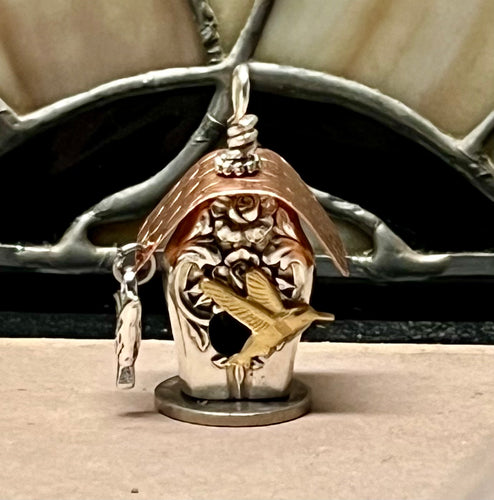 Plantation Birdhouse Necklace