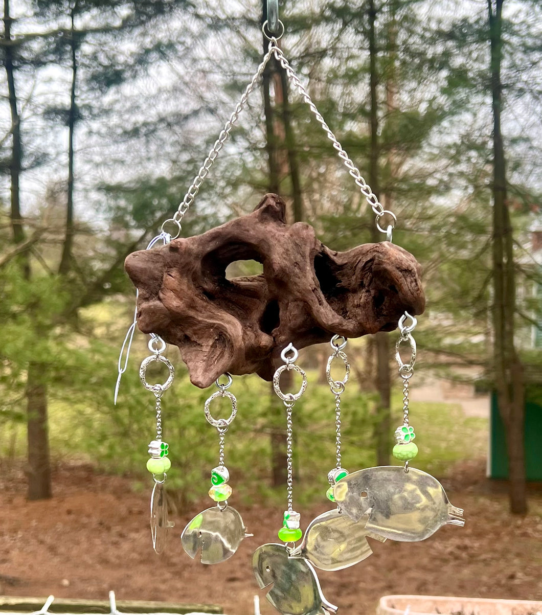Spoon Fish & Driftwood Chime #26