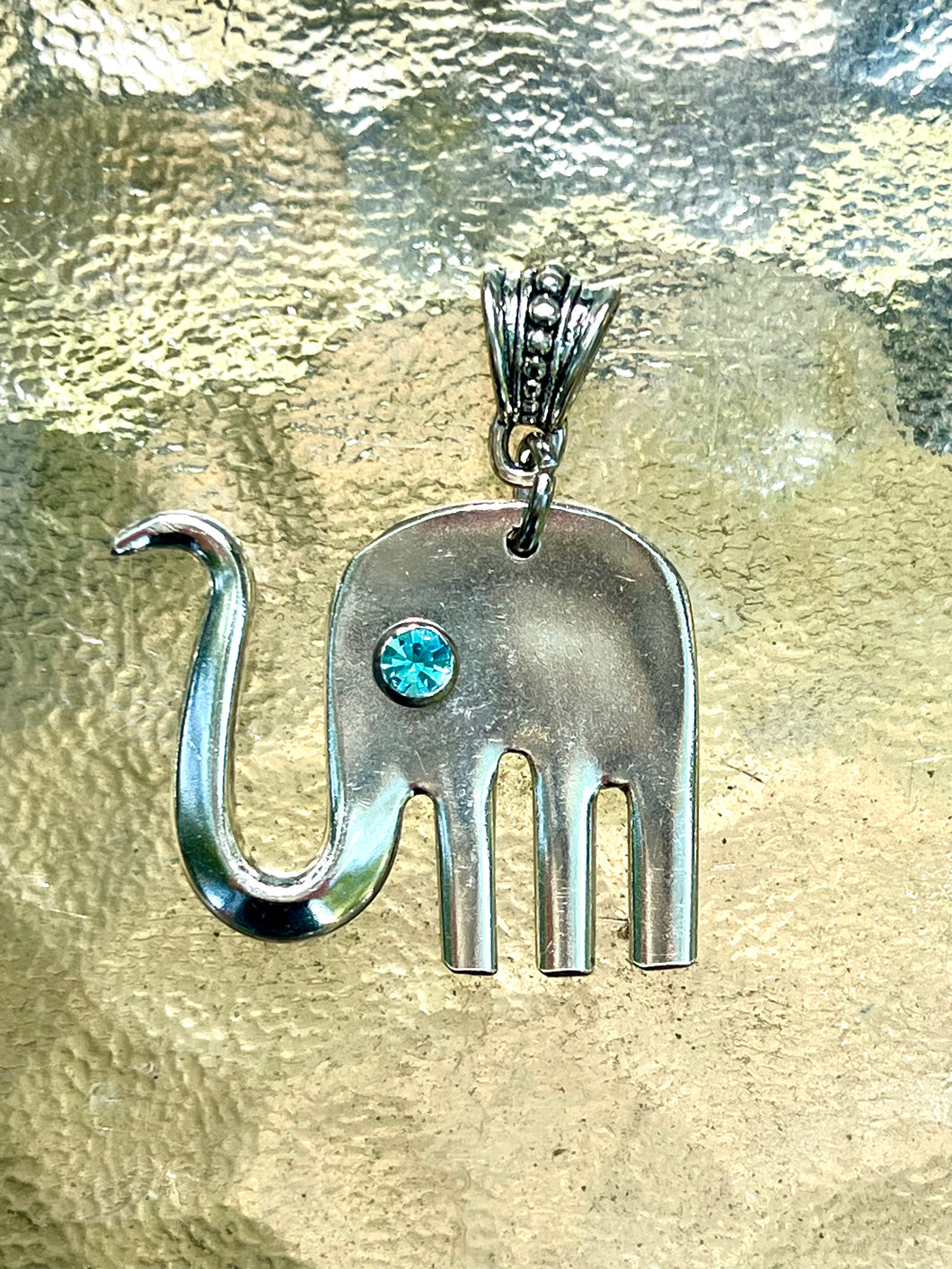 Elephants with Aqua Eyes