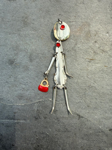 “Flirtation” spoon handle Spoon Lady #16