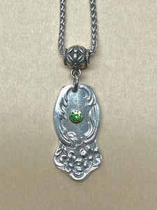 Peridot Spoon Handle Necklace #38