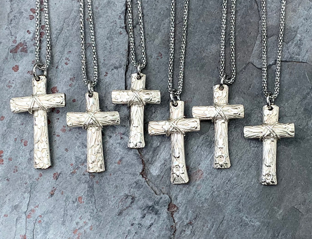 Narcissus Cross Necklaces