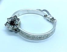 “Silver Lace” Snap Bracelet, snap not included, different sizes available.