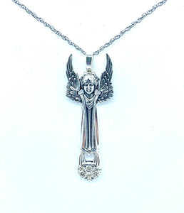 Eternally Yours Vintage Angel Necklace