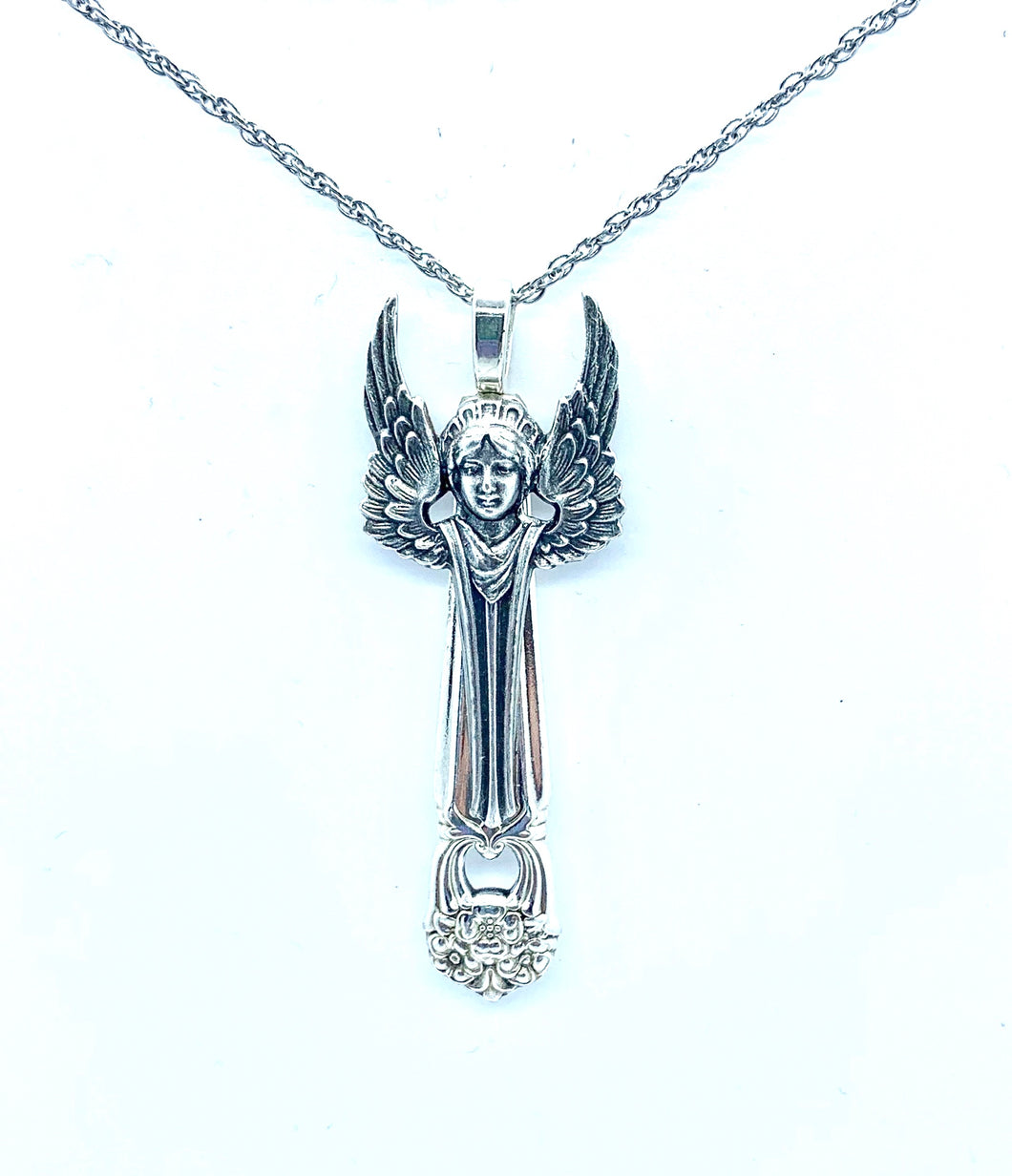 Eternally Yours Vintage Angel Necklace